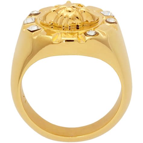 versace gold palazzo crystal medusa round ring release date|Versace Release a Gold Palazzo Crysta.